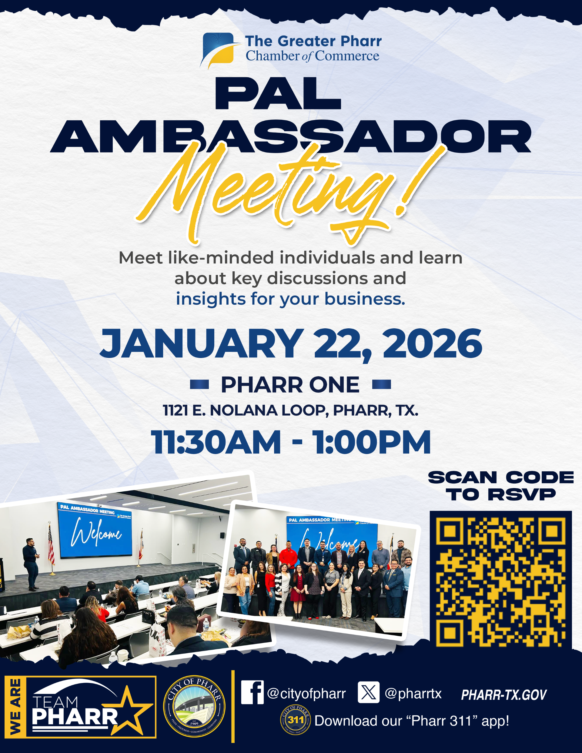 January PAL Meeting Flyer